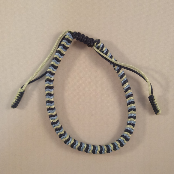 Accessories Mens Rope Navy Blue Green Bracelet Handmade Poshmark